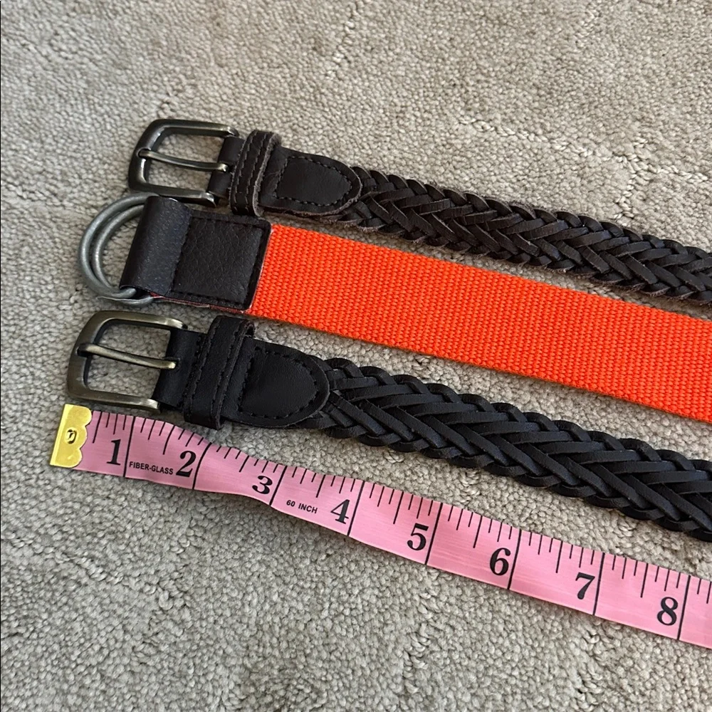 Children Place Orange and Brown Belts